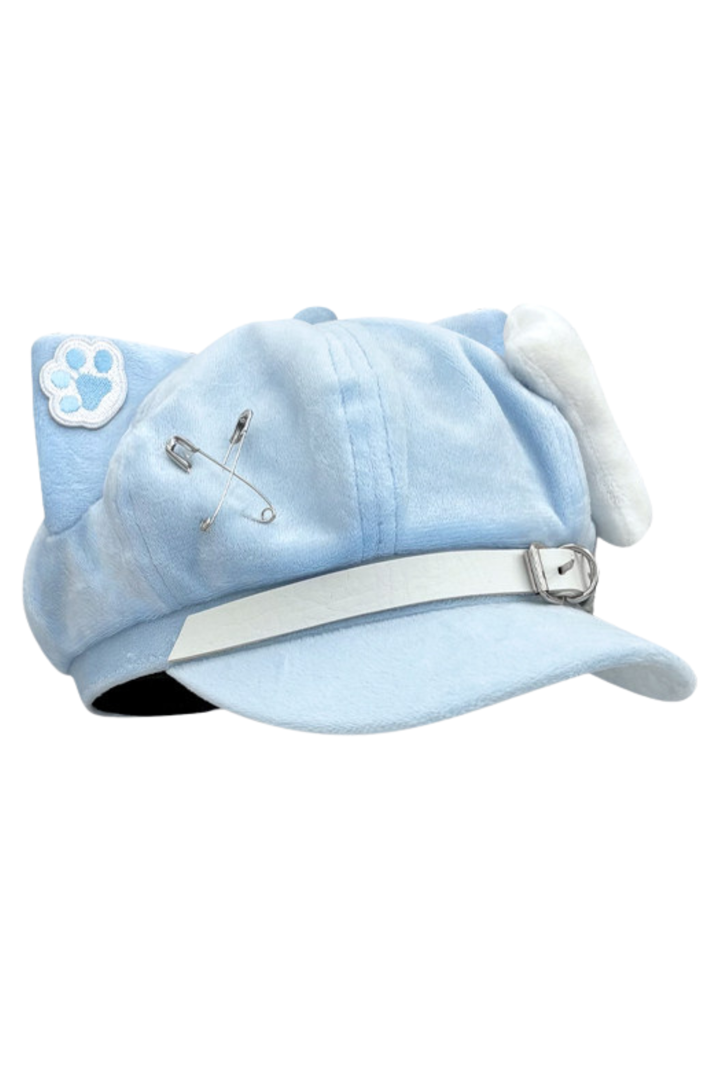 Blue Kitten Ear Beret