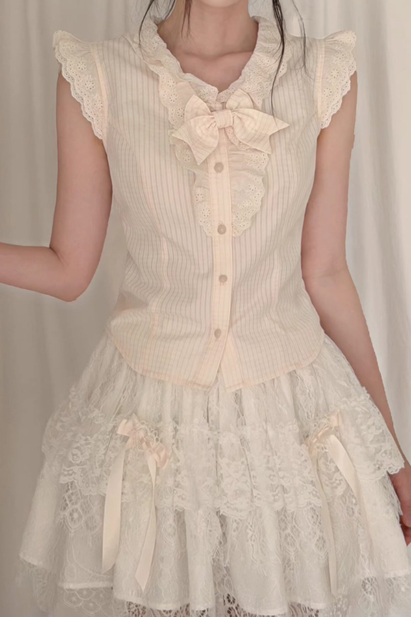 Flutter Sleeve Girly Top