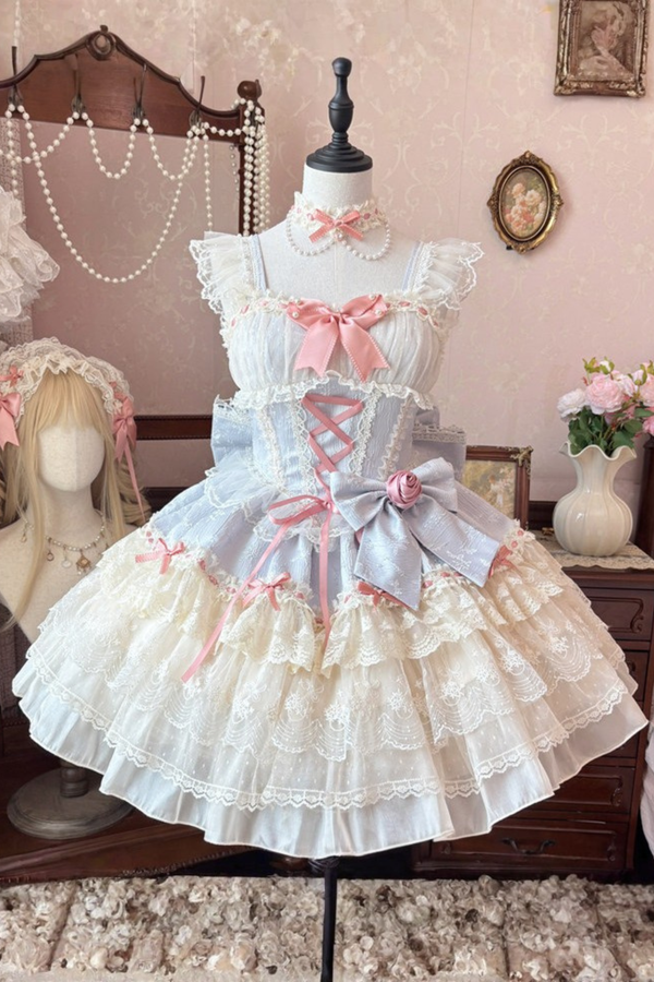 Princess Cute Sweet Lolita Dress + Tail