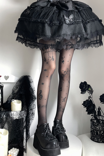 Fantasy Musical Note Stockings