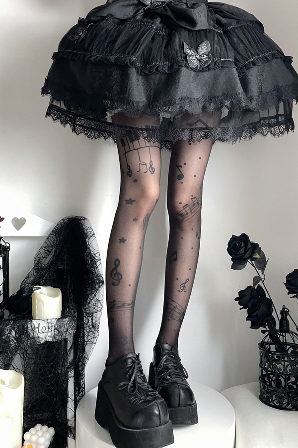 Fantasy Musical Note Stockings