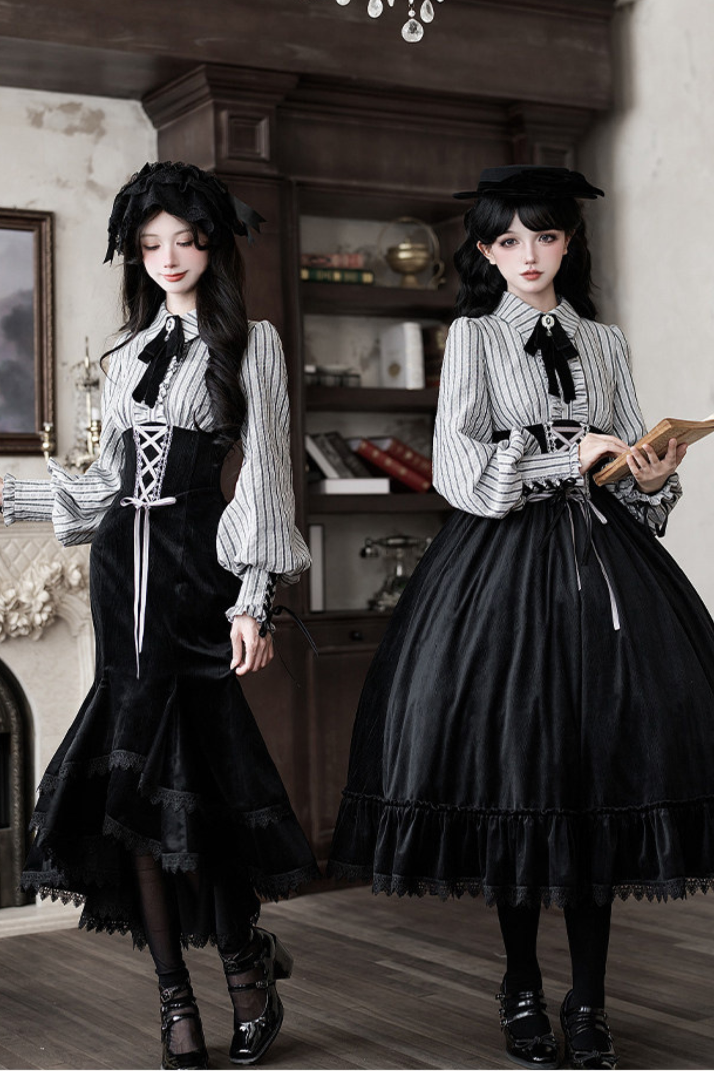 Fishtail Dress + Flare Dress + Hat + Hairband