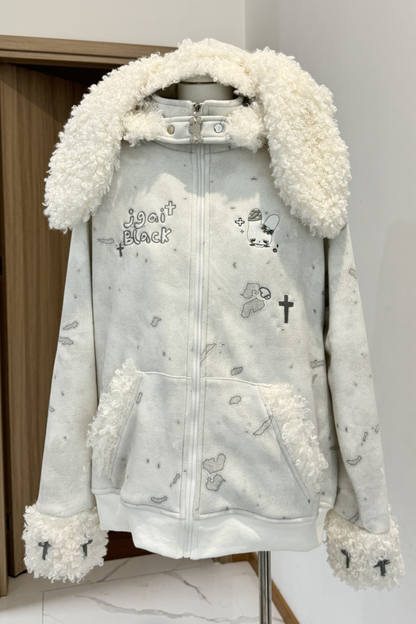 ファーイヤーフードサブカルジャケット