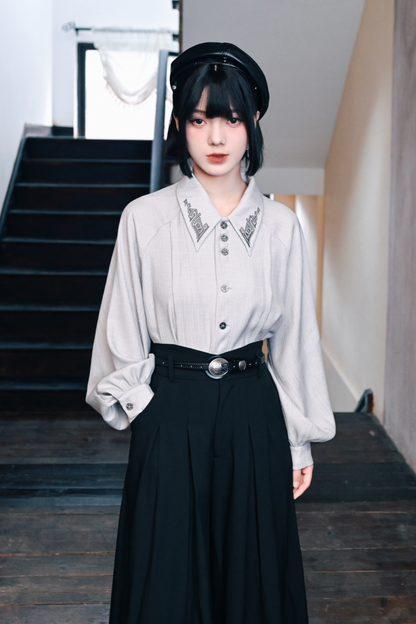 China Lantern Sleeve Shirt