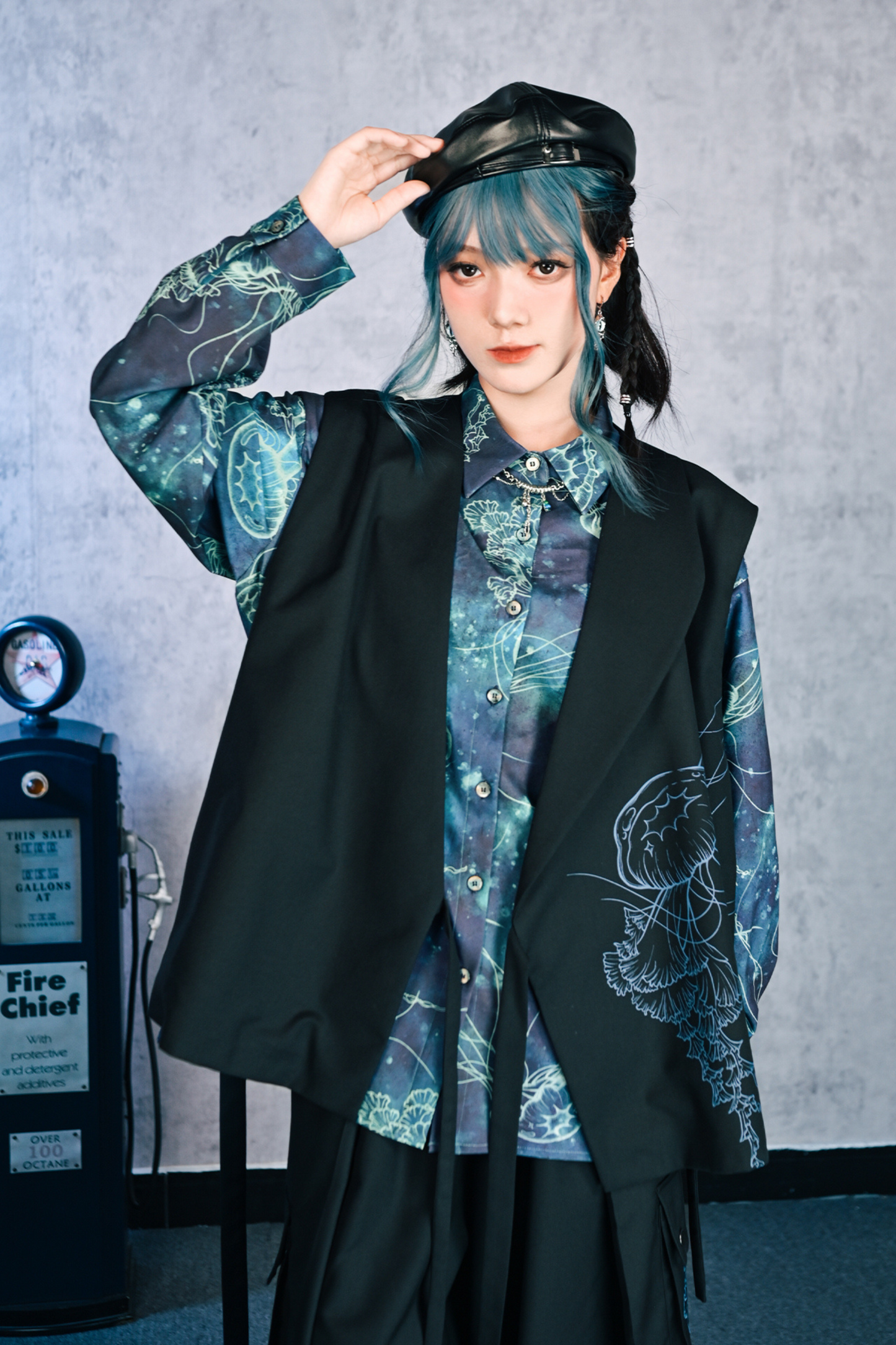 アシンメトリーレイヤードベスト