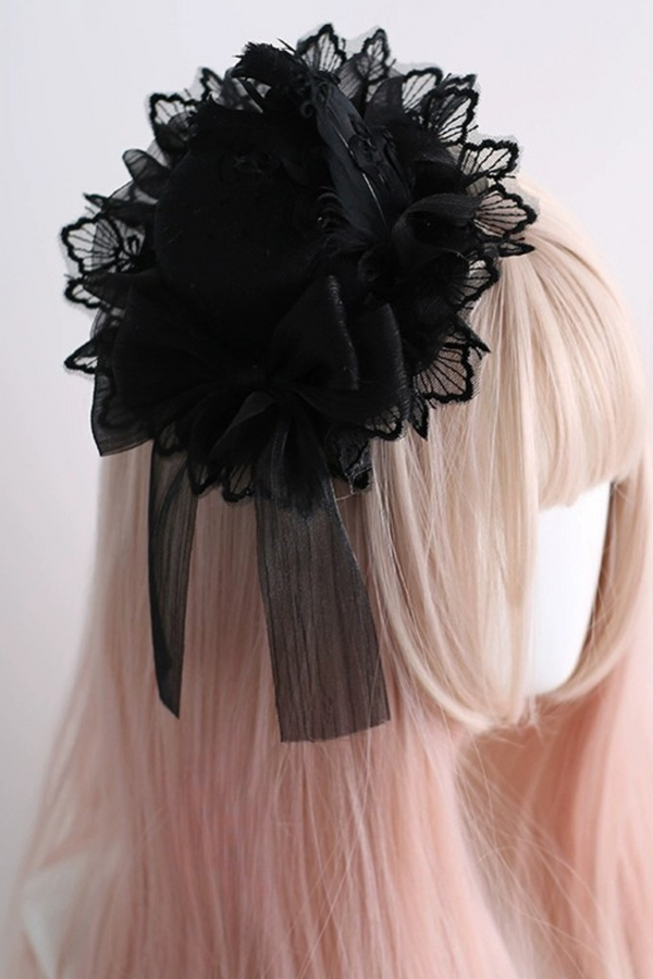Gorgeous feather Lolita hair accessories