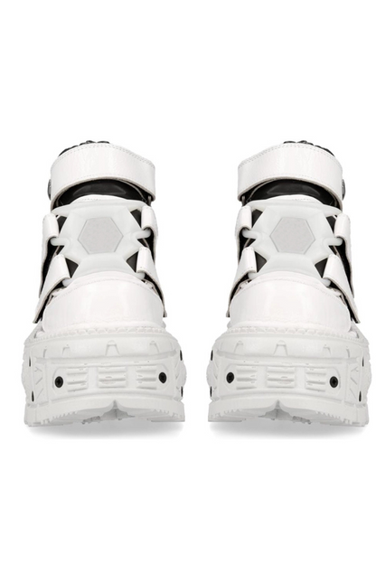 Y2K Mode High-Top-Plateau-Sneaker