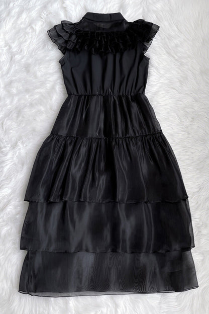 Gothic Addams Family Cosplay Dress