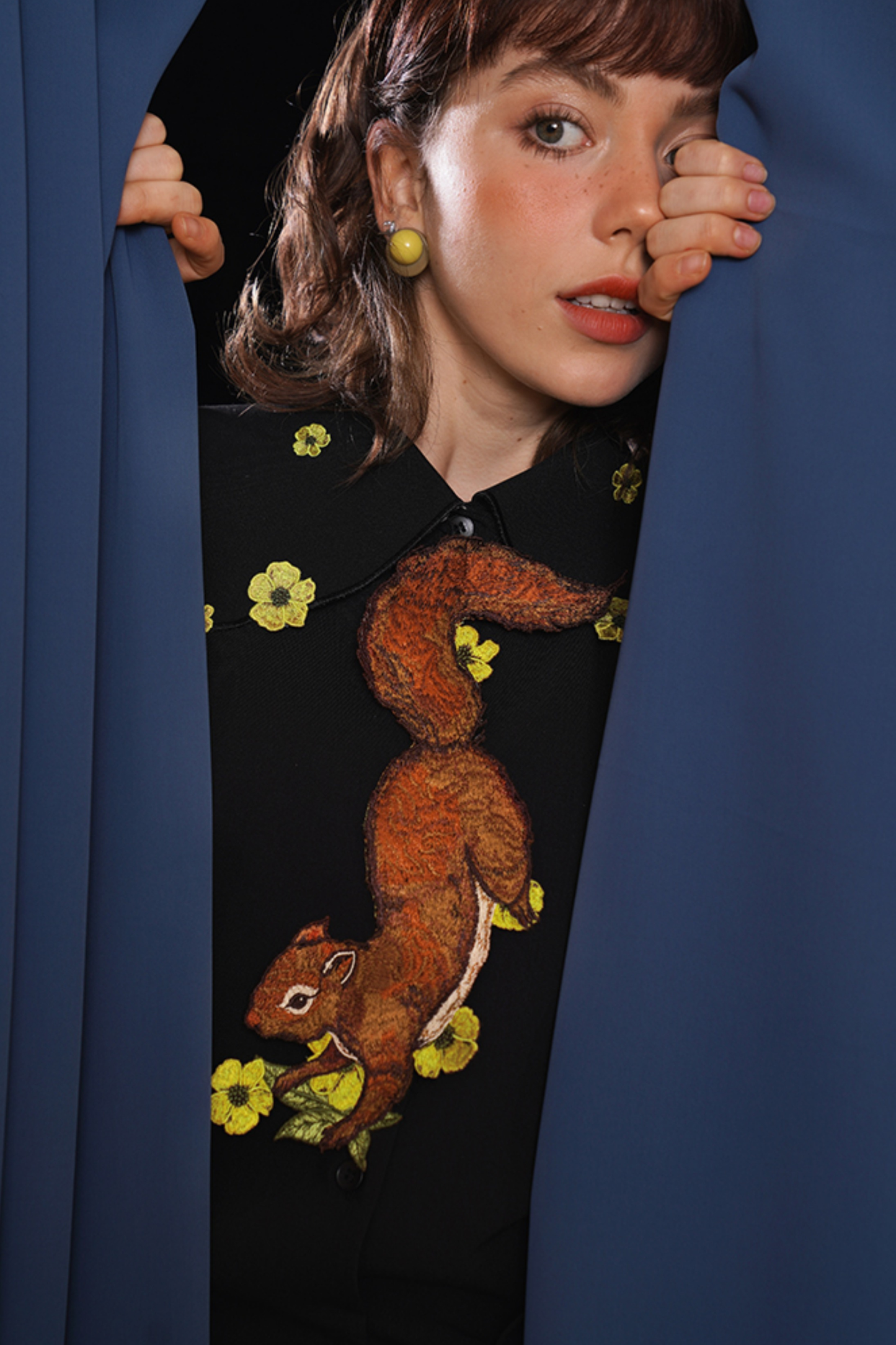 リスフラワーネクタイ