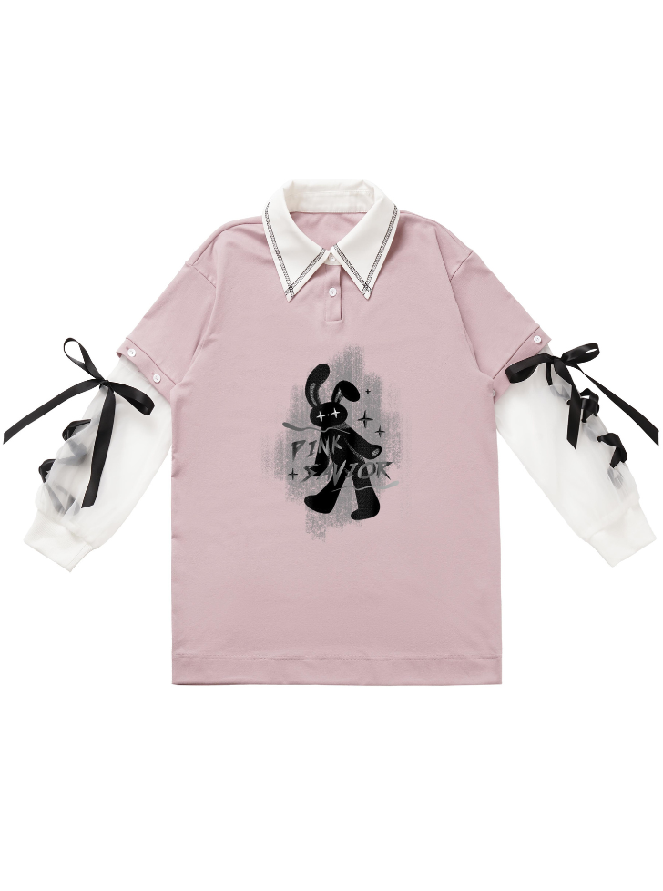 Polos en ruban de lapin