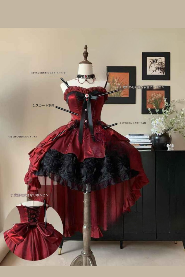 エレガントゴシックドールドレスセット