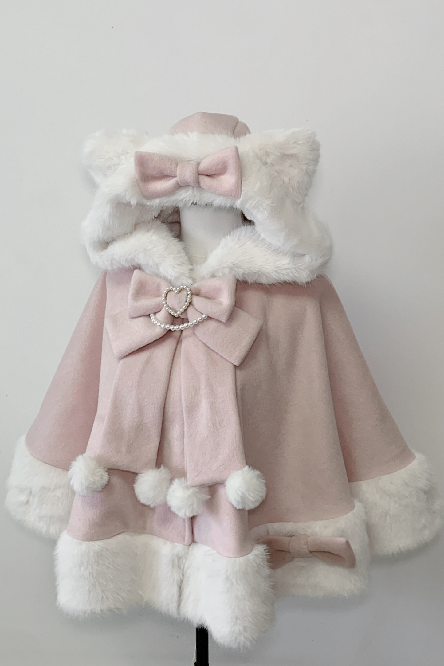 猫耳スノーケープ