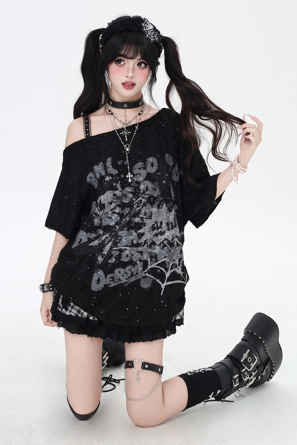 Light Asian Graffiti Sweet Cool Top