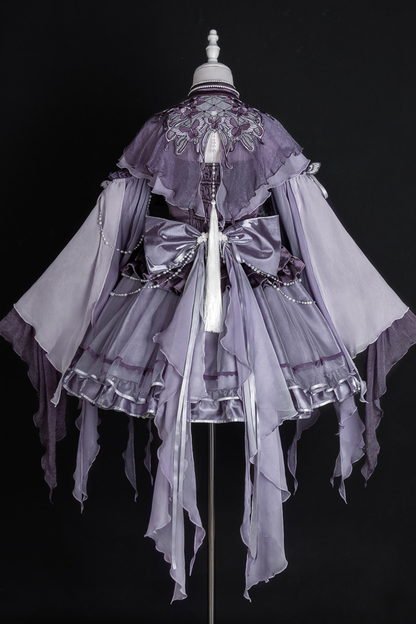【予約商品】ダークチャイナロリータフェアリードレス+ショルダー+スリーブ