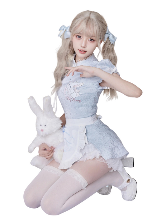 China Puff Bunny Maid Dress