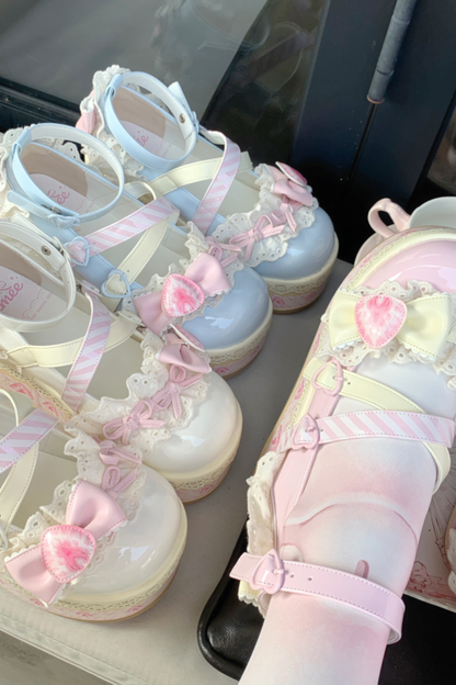 ストロベリーリミテッドロリータシューズ