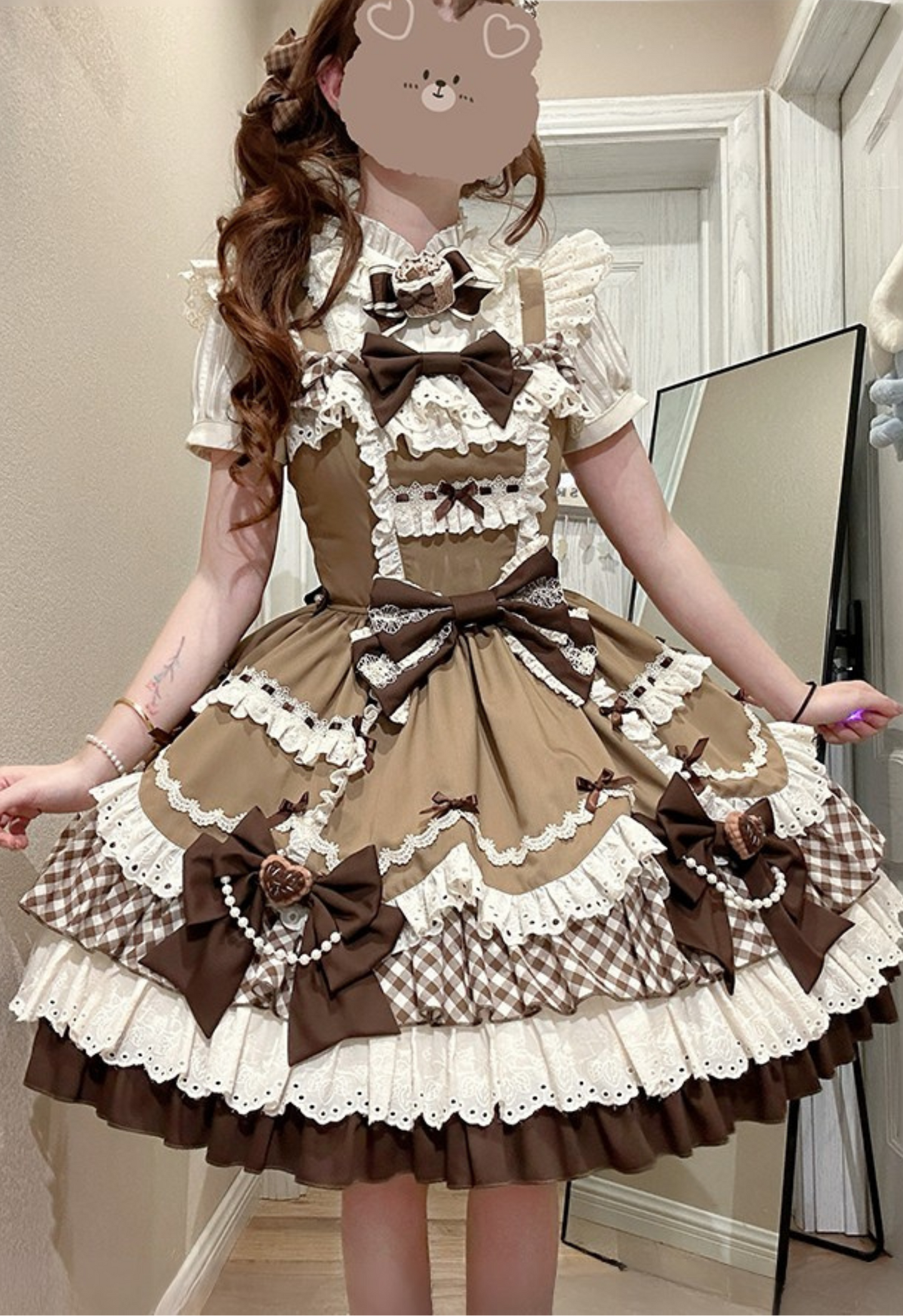 【12月19日予約締切】ベリーアンドショコラスイートロリータサスドレス