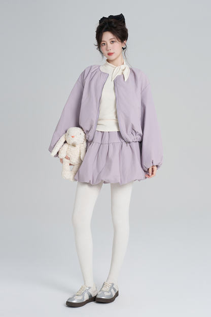 マカロンジップアウター+スカート