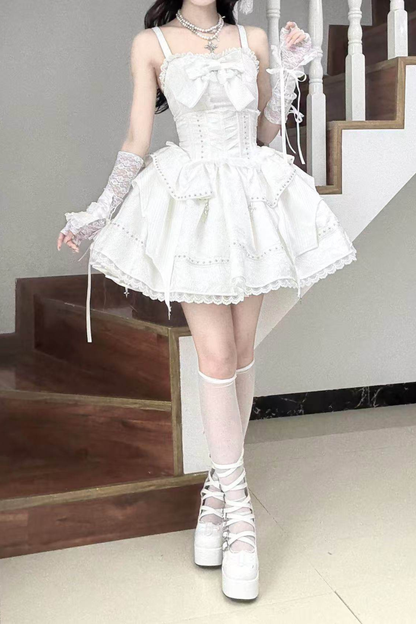 ミストホワイトゴシックロリータセット