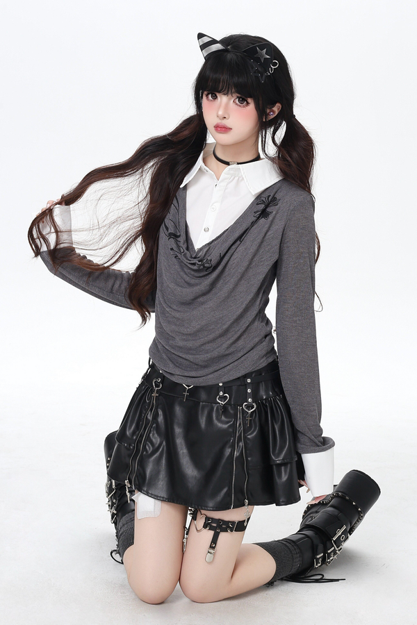 Preppy Polo Slimming Top