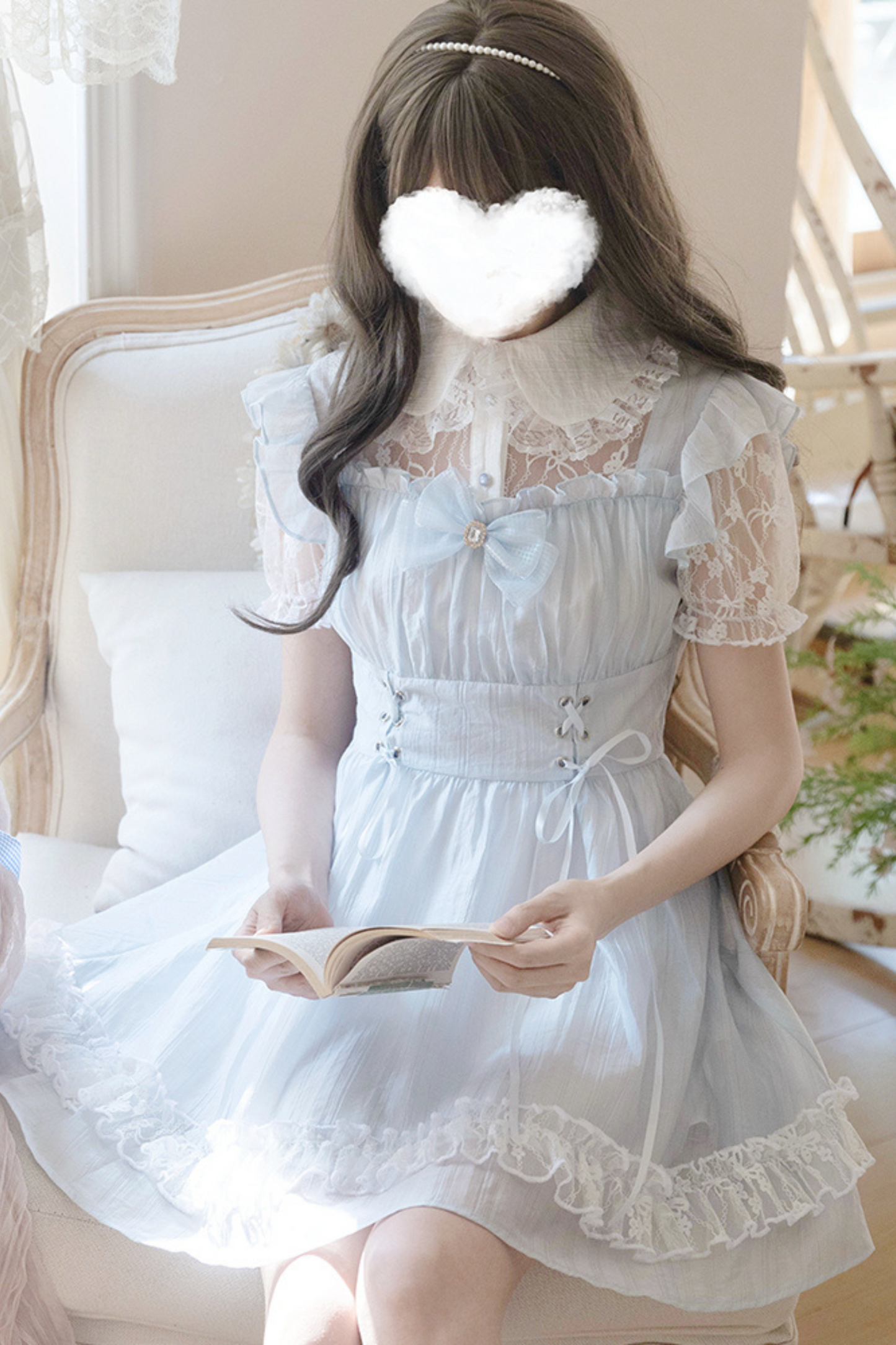 Misty Island Elegant Lace Two Piece Dress