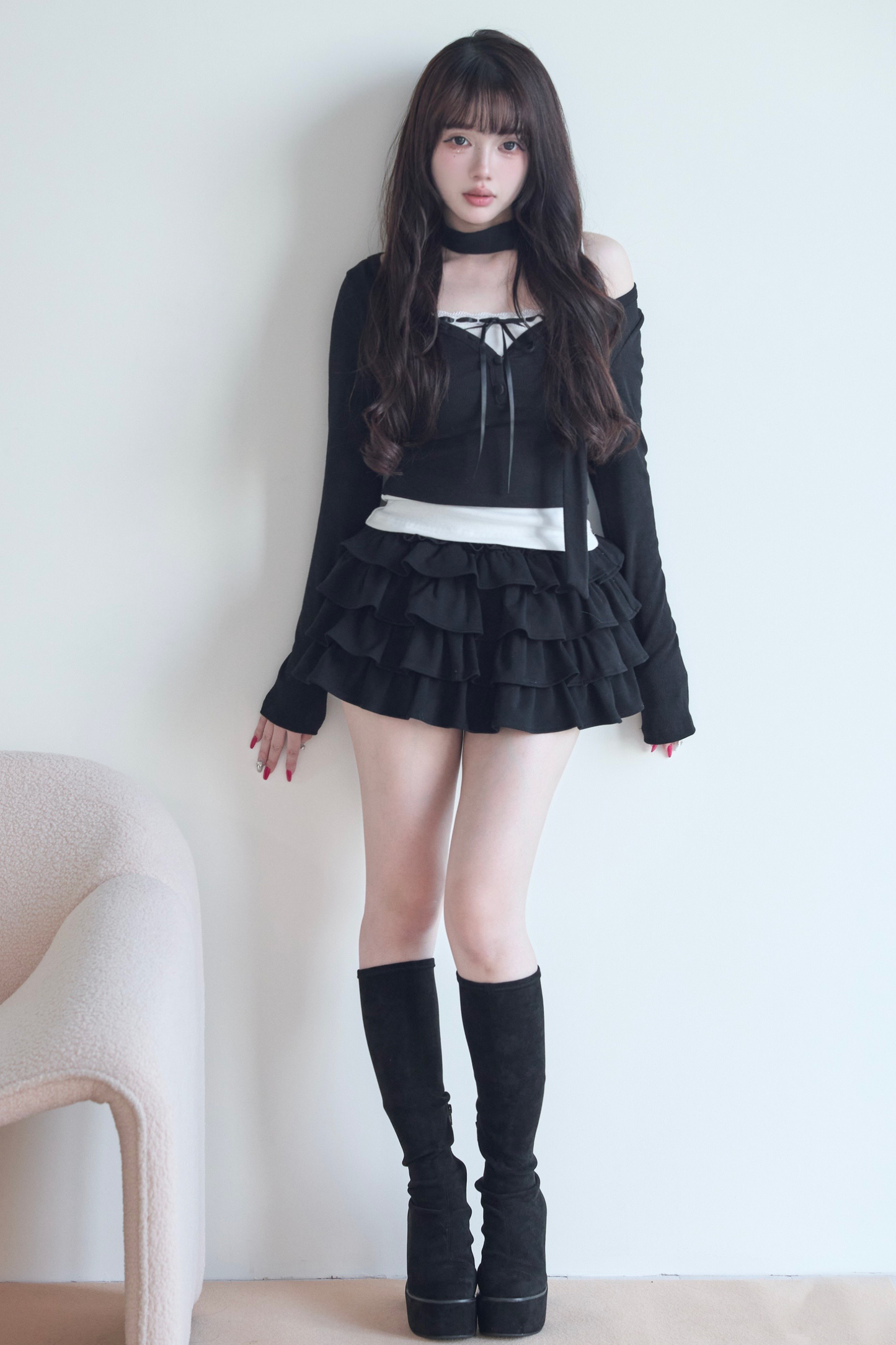 リトルリボントップス+キャミソール