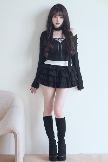 リトルリボントップス+キャミソール