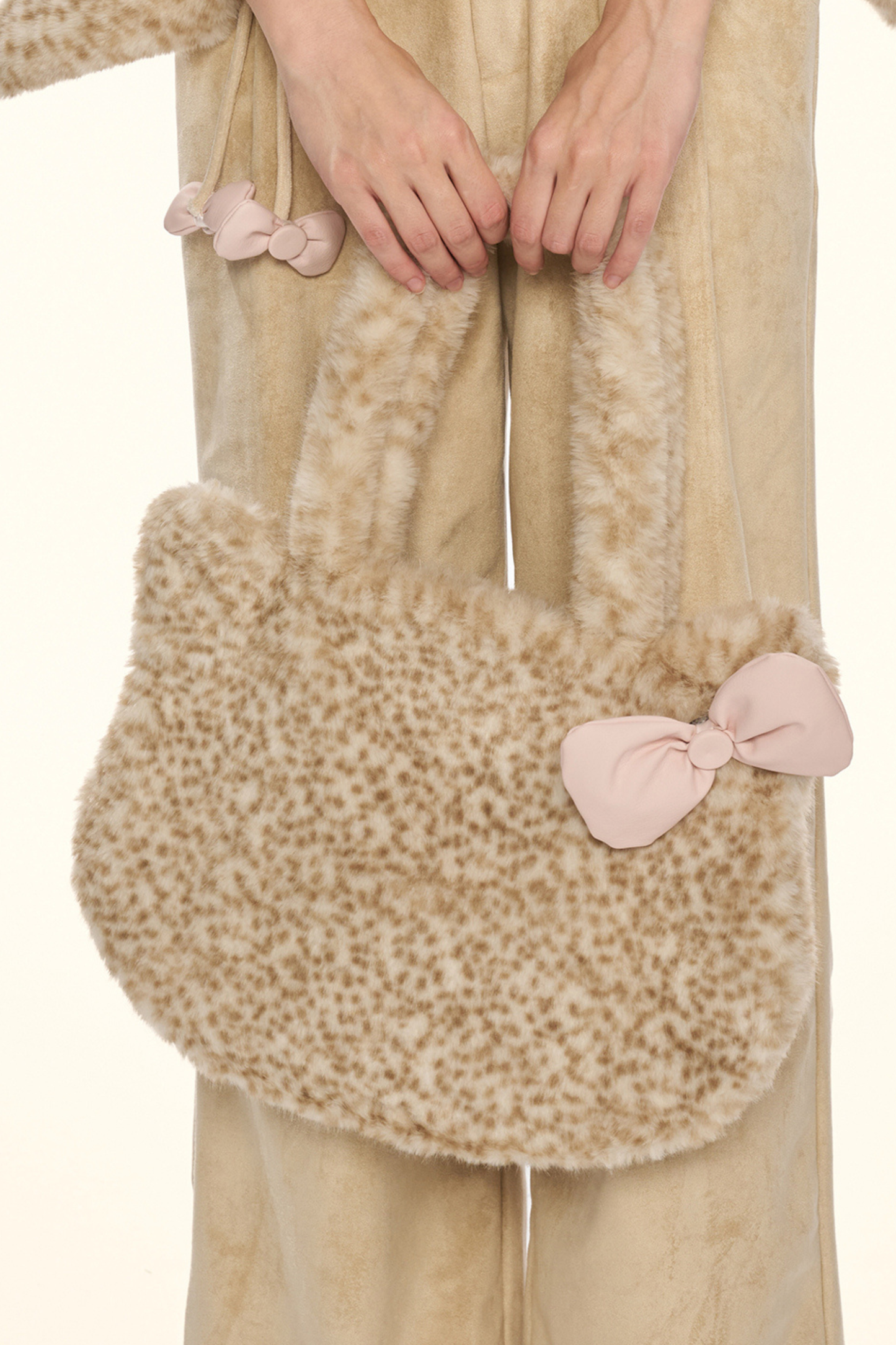 リトルミルクレオパードリボンバッグ