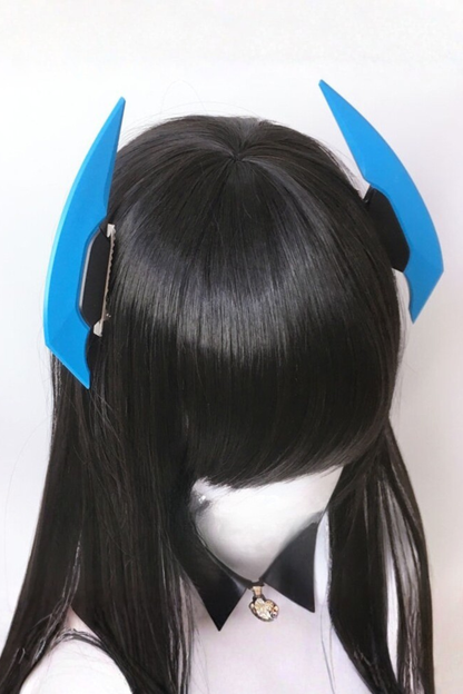 サイバーパンクマルチカラーヘアクリップ