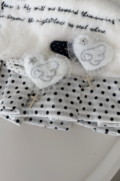 Light Stone Angel Hair Pin