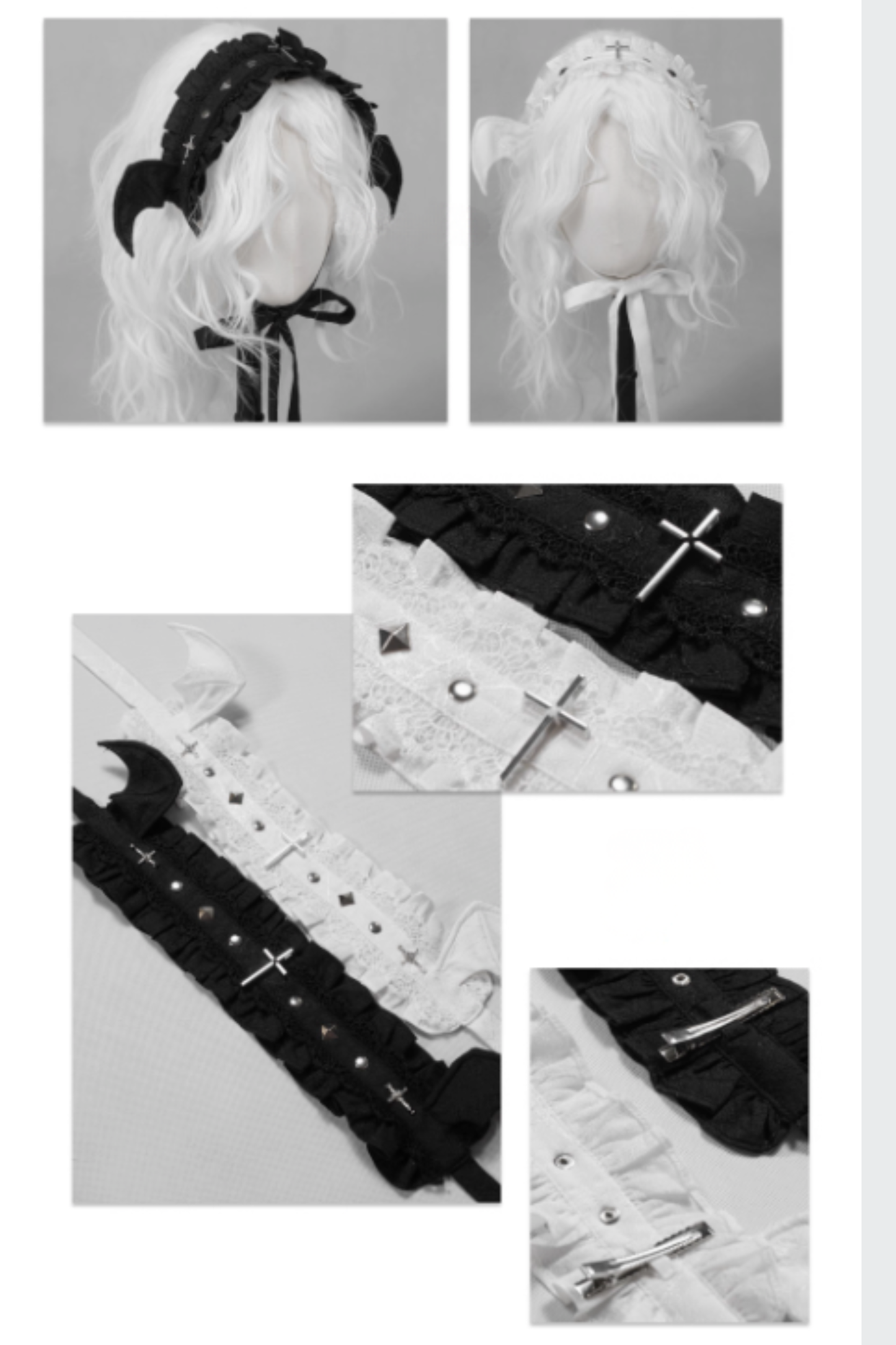 [Deadline for reservations: November 19] Camilla Spider Web Bat Gothic Dark Series Dress Full Set + Setup Full Set