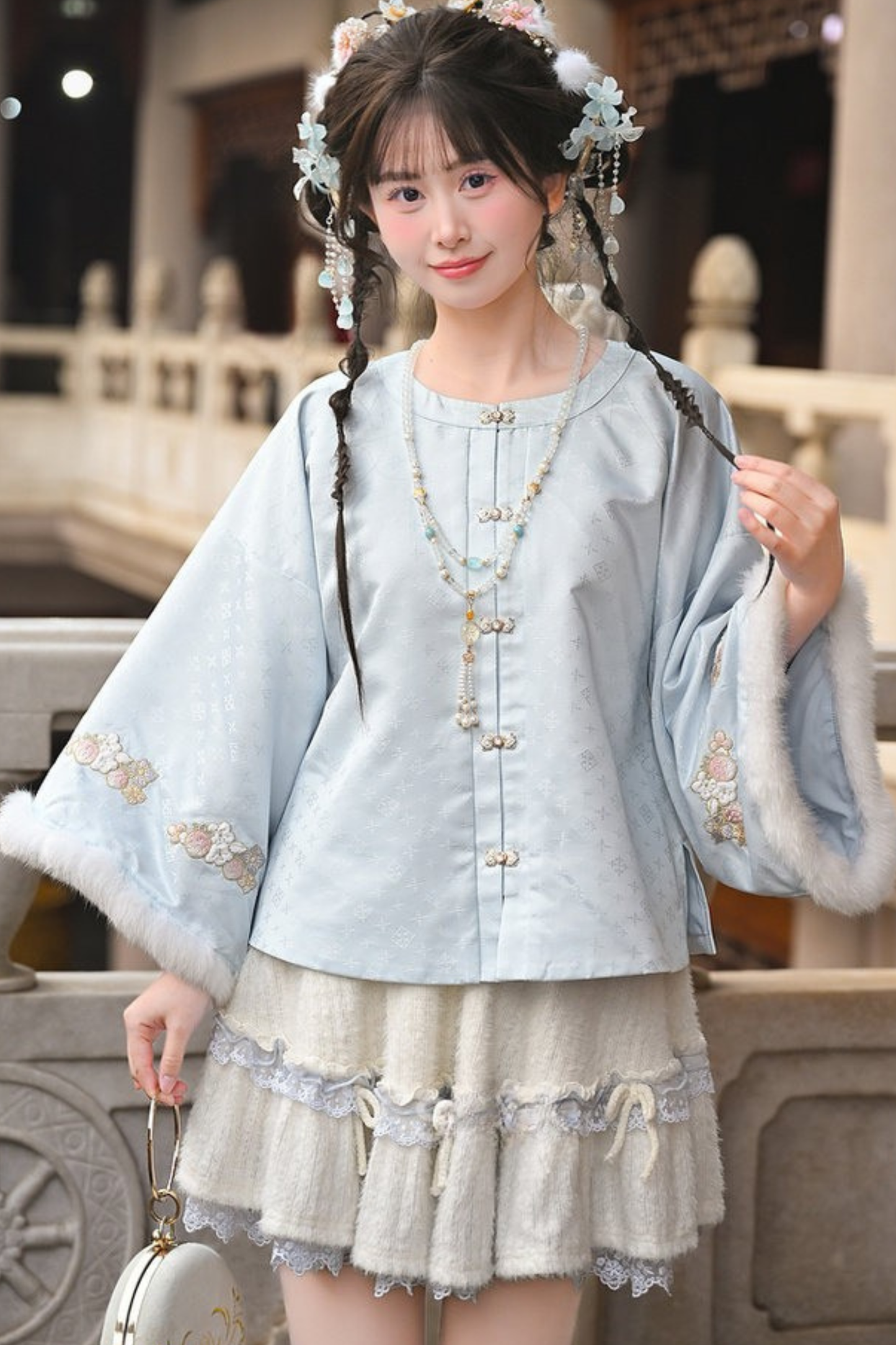 スイートニットレーススカート