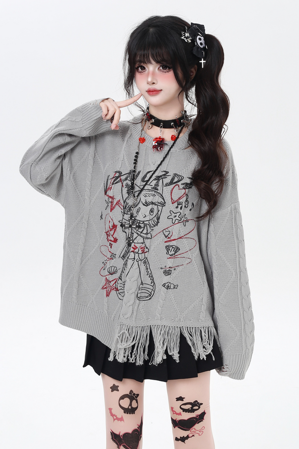 Loose Pullover Sweater