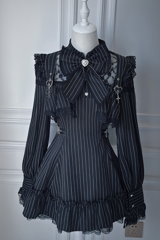 Mine ribbon flared top + shorts