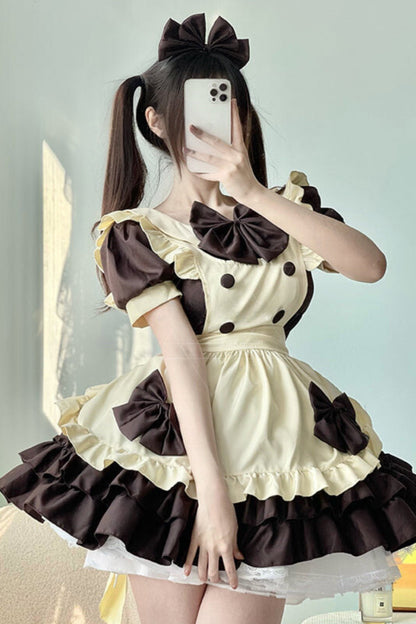 Nijigen Coffee Maid Cosplay Dress