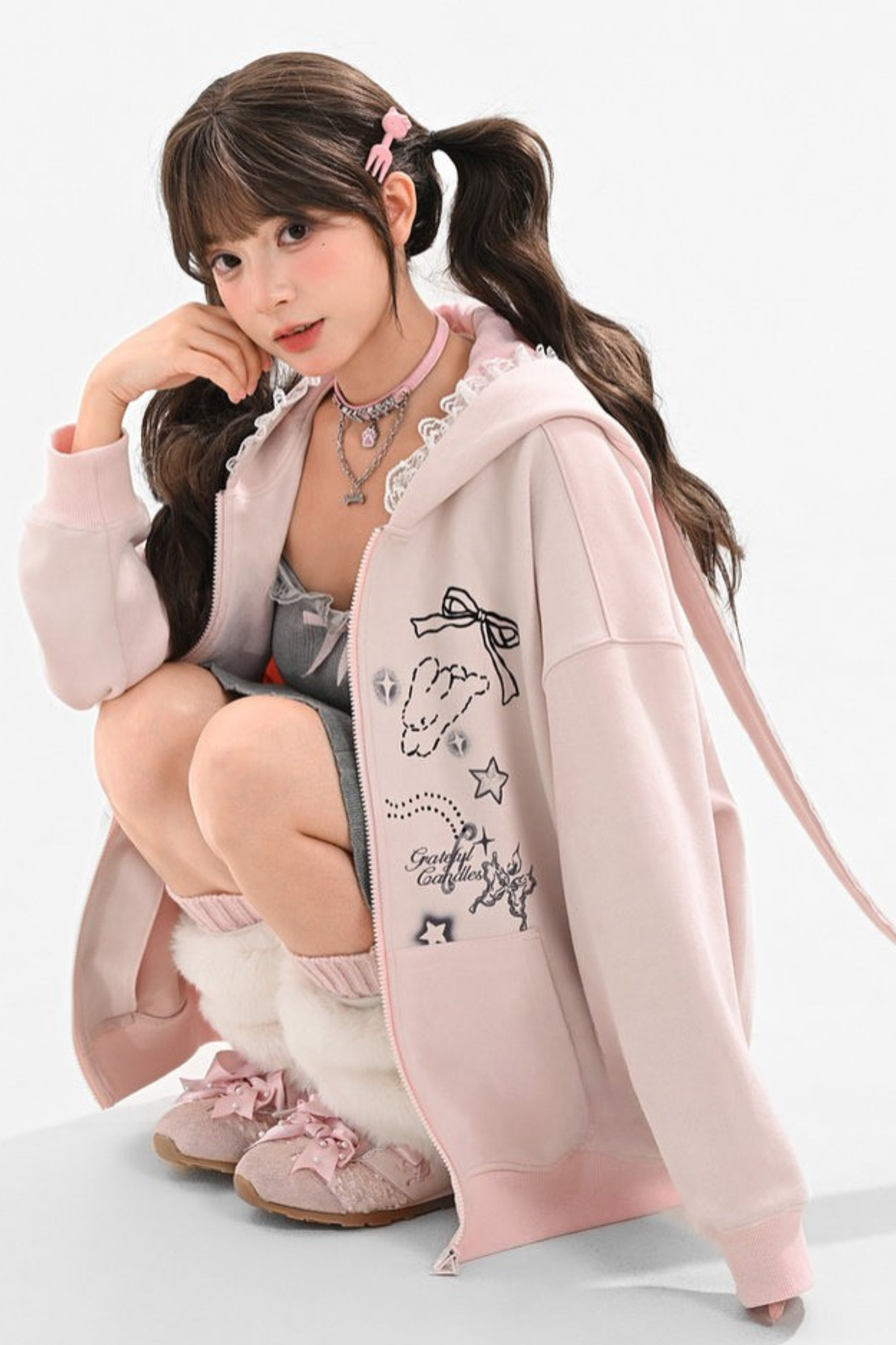 バニーイヤーズフードパーカー