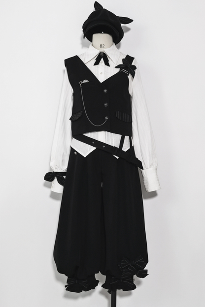 クールシックベスト+シャツ+バルーンパンツ