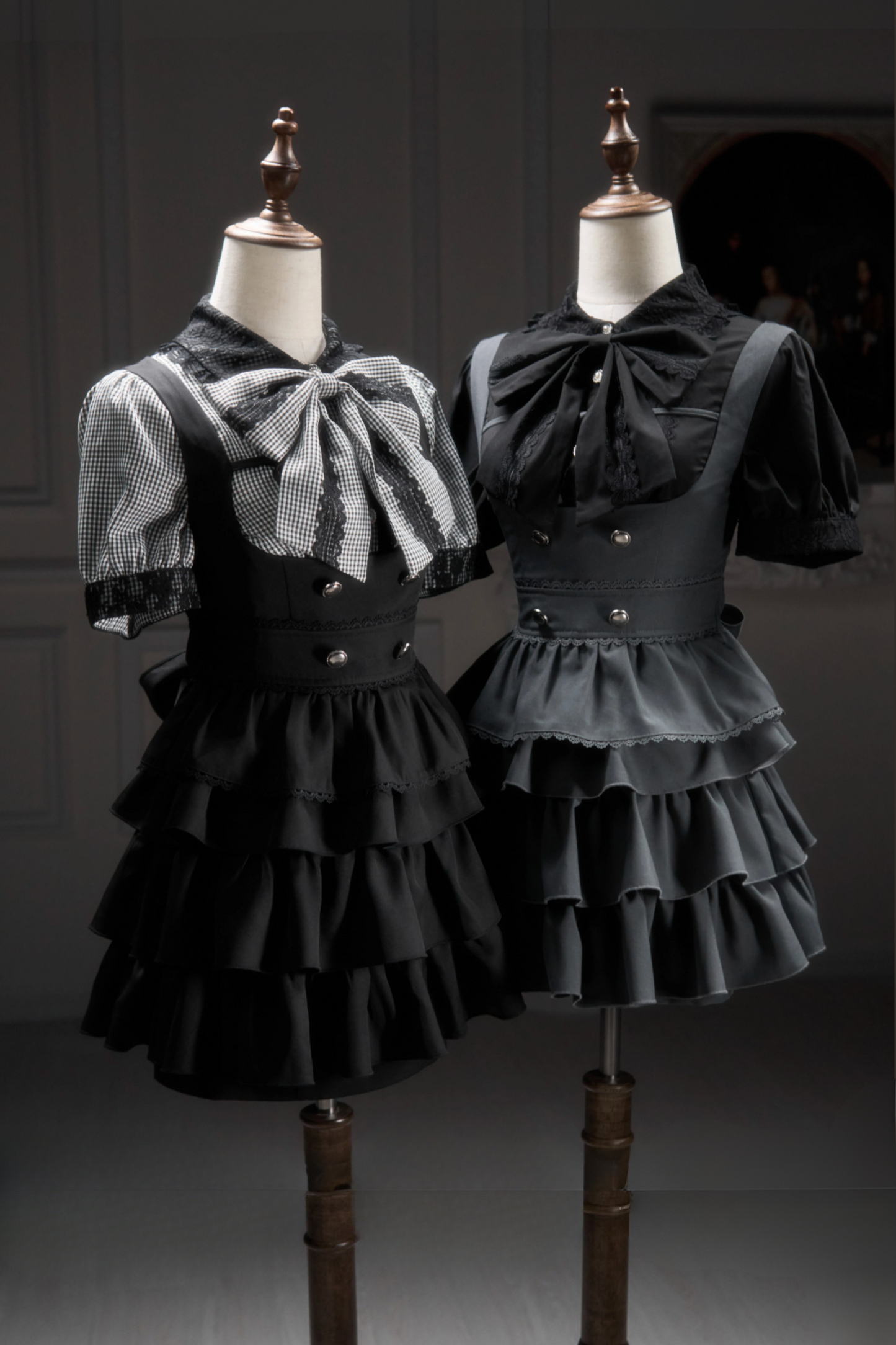 【予約商品】レースリボンシャツ＋サスドレス2WAYスイート&スパイシー