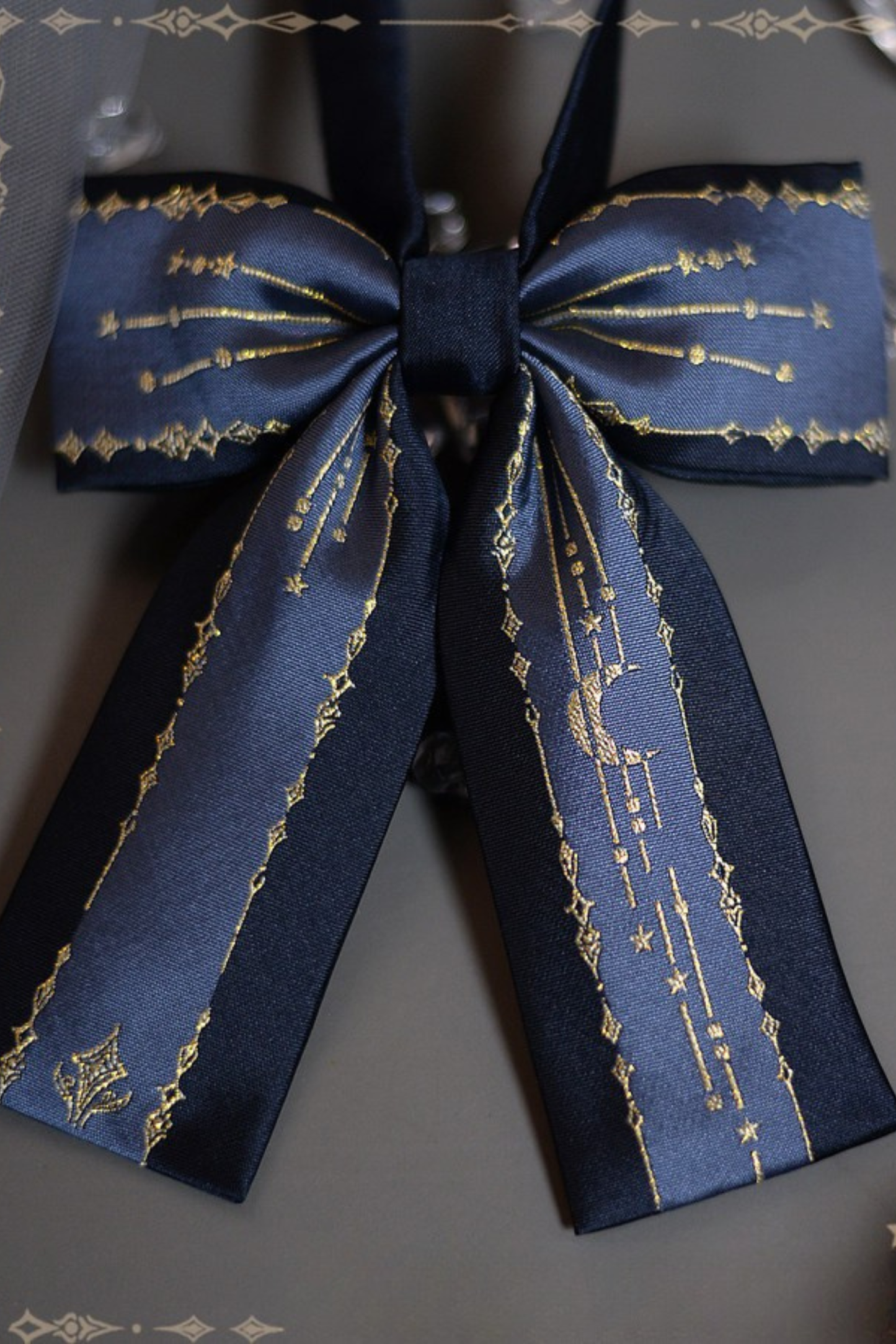 Galaxy ribbon tie