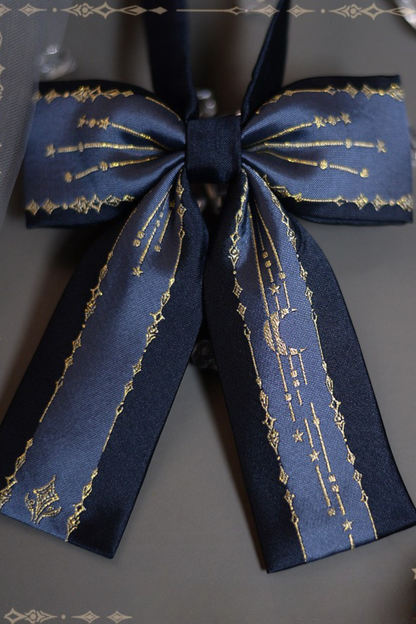 Galaxy ribbon tie
