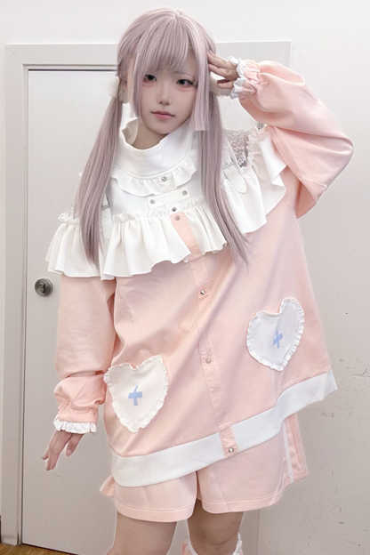 サブカルチャーレースピンキージャケット