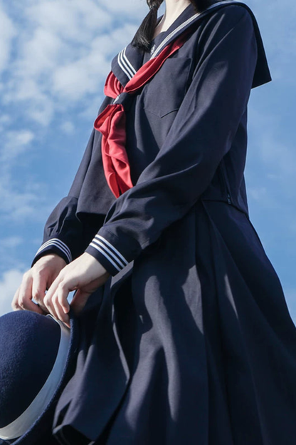 Matrosen-Oberteil + Plisseerock