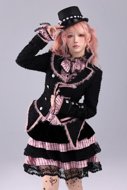 ブラックウールンファンタジージャケット