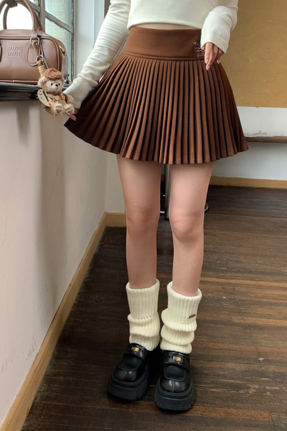 レトロガーリープリーツスカート