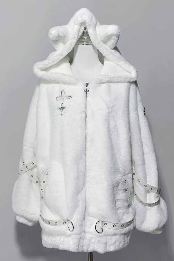 ナイトファー猫耳アウター