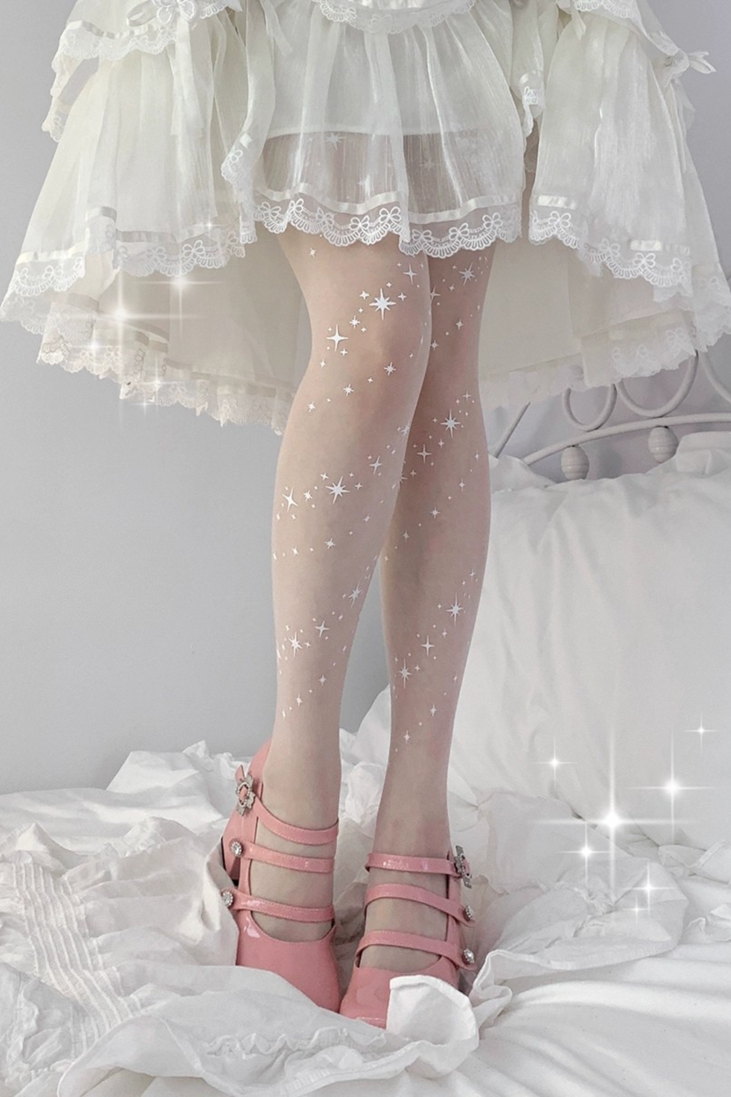 Star Diamond Shear Tights