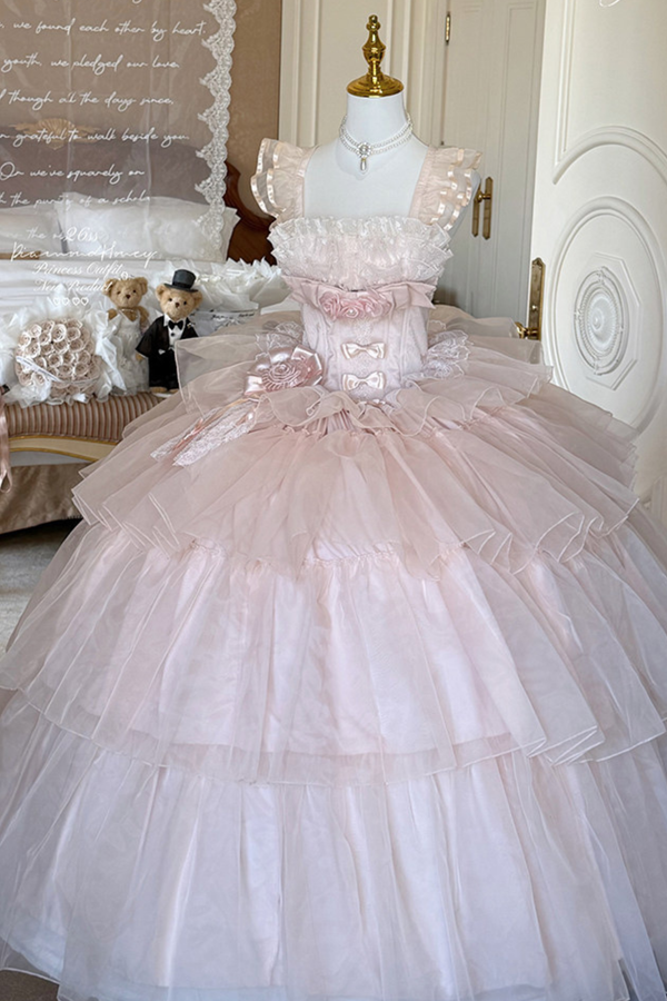 [Pre-order Deadline: March 30] Pure Sweet Wedding Dress + Sleeves + Shawl