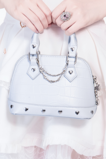 クロコダイルハートクロスボディバッグ