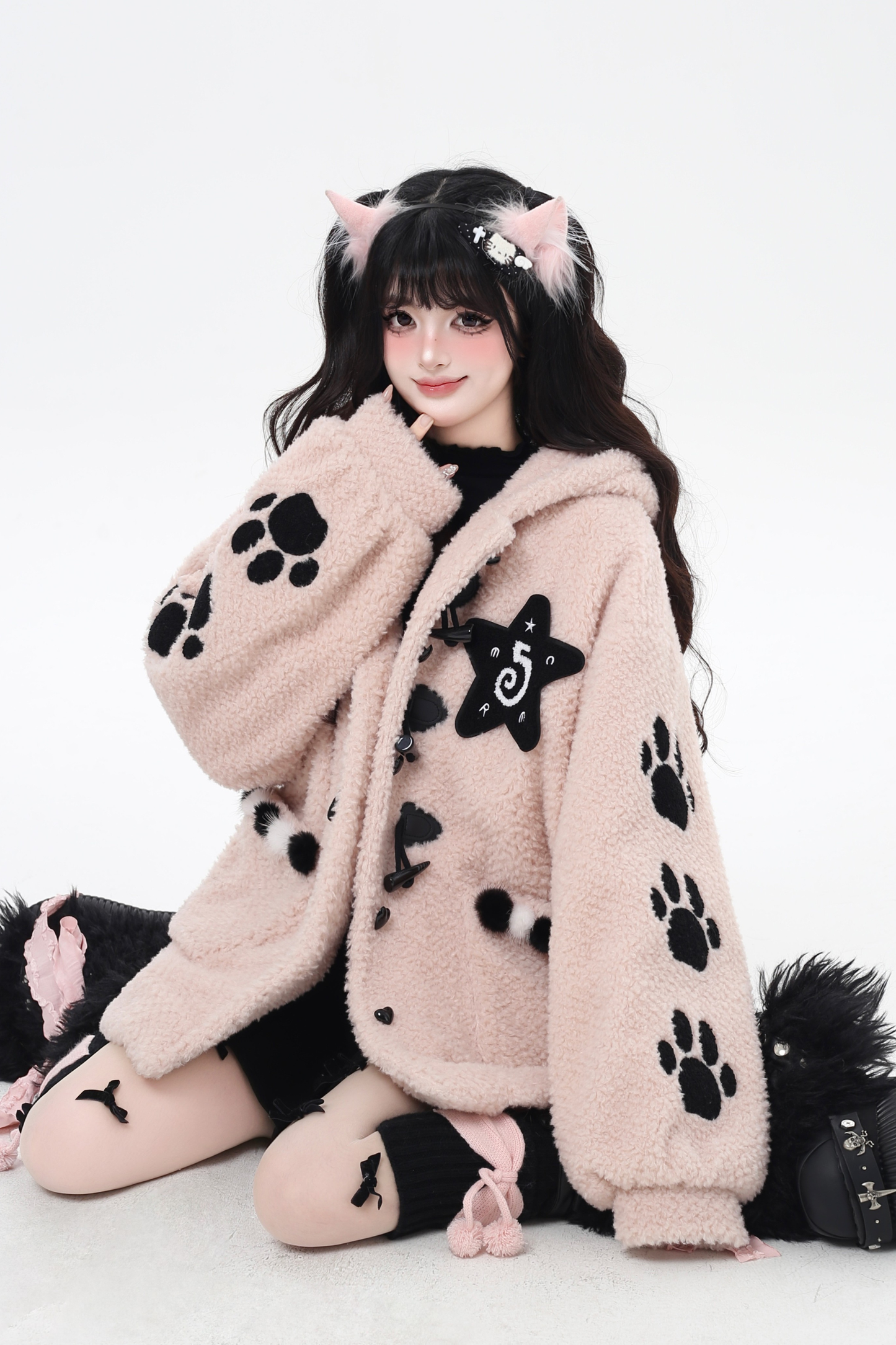 キャットラムウールコットンジャケット