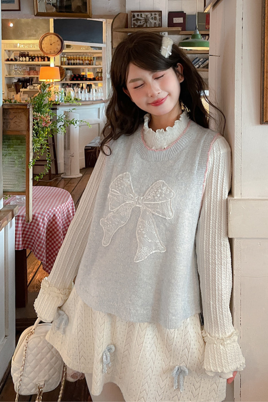 リボンレトロキュートベスト